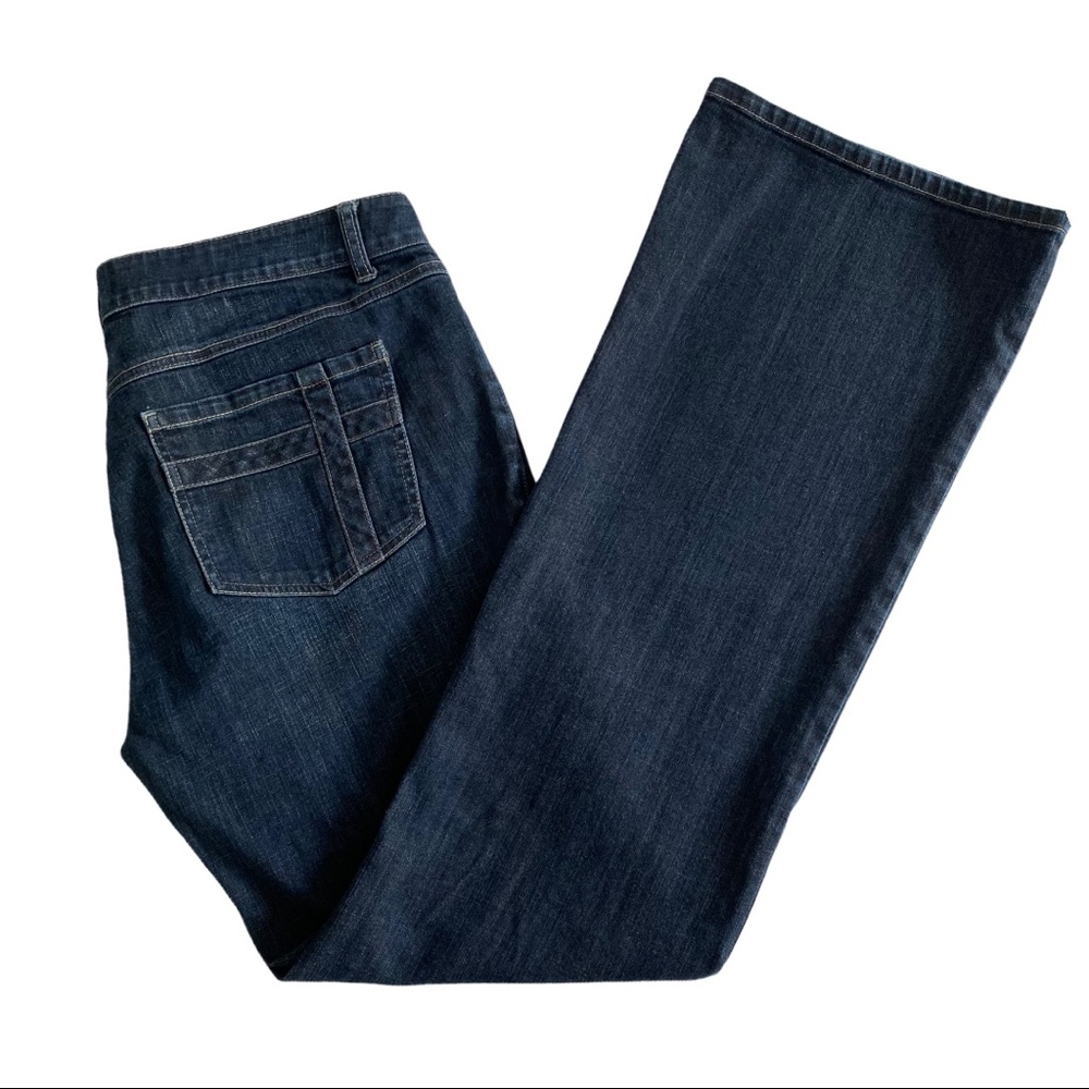 CAbi Dark Rinse Bootcut Jean SZ 12
